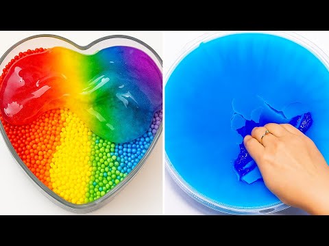 Видео: Расслабляющие АСМР-видео со слаймом для сна | Satisfying Slime No Talking ASMR 3743