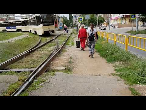 Видео: Саратов Городской транспорт обзор города лето 2022. Лето июль.