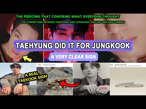Видео: Новый пирсинг Тэхёна 💋✨ Еще один знак для Чонгука 💜 Никто не заметил 😳