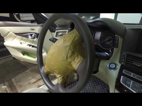 Видео: Покраска руля Infiniti M25 в детейлинг-центре «AMD Plus»