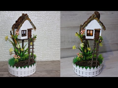 Видео: Осенние поделки. Поделки из природных материалов. Handmade DIY. Home decorating ideas. DIY.