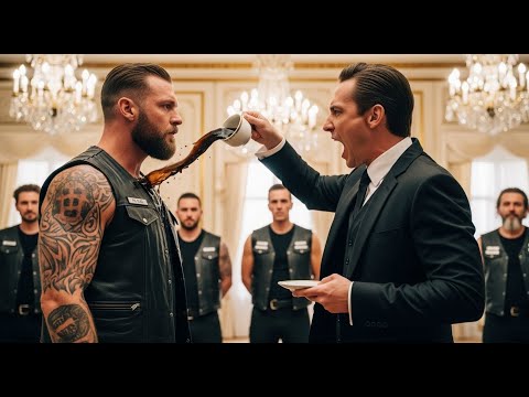 Видео: Богач плеснул горячим кофе в лицо байкеру — через минуты умолял о пощаде