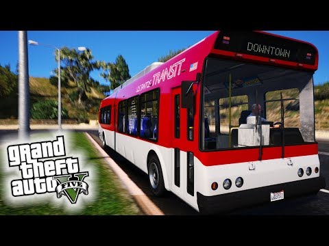 Видео: ВОДИТЕЛЬ АВТОБУСА В GTA 5! СИМУЛЯТОР АВТОБУСА! - ГТА 5 МОДЫ (GTA 5 MODS)