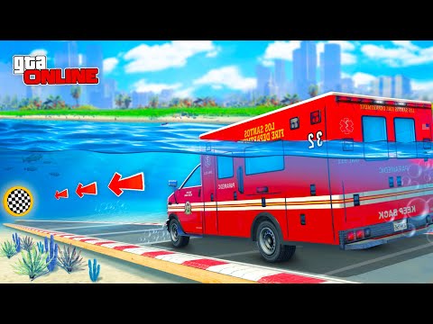 Видео: КАК ДАЛЕКО БОТОВСКИЕ ТАЧКИ СМОГУТ ПРОЕХАТЬ ПОД ВОДОЙ ДО ФИНИША? ЭКСПЕРИМЕНТЫ ГТА 5