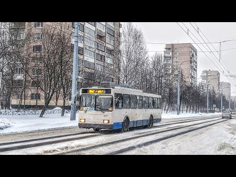 Видео: Троллейбус, маршрут №36 ВМЗ-5298-23-01 б.1799 (20.12.2021) Санкт-Петербург