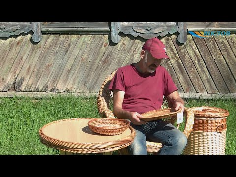 Видео: Мастер лозоплетения Виктор Давидович