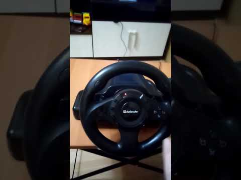 Видео: Игровой руль для PS 3. Проблема и её решение с игровым рулём defender Forsage Drift GT