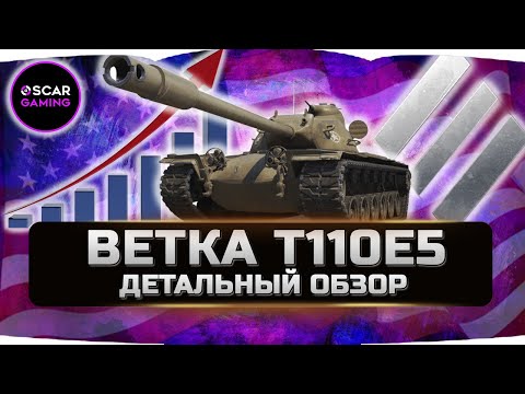 Видео: 🔴ДЕТАЛЬНЫЙ ОБЗОР АМЕРИКАНСКОЙ ВЕТКИ, Т29, Т32, М103, Т110Е5 ✮ World of Tanks