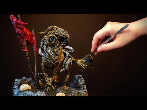 Видео: Лепка чудовищного зверя из полимерной глины