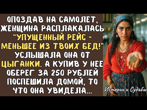 Видео: Опоздав на самолет, женщина расплакалась, а услышав от ЦЫГАНКИ ЭТИ слова, замерла от ужаса...