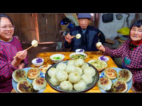 Видео: Первобытная китайская жизнь в ЗАБЫТОЙ деревне, традиционные рецепты капусты в каменном доме