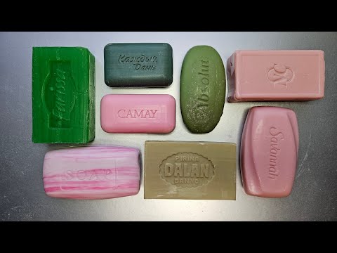 Видео: Dry soap cutting Relax video Carving ASMR Satisfying sounds Резка сухого мыла АСМР  Релакс звуки