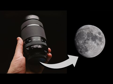 Видео: Как снять ЛУНУ ?  FUJINON 70-300mm