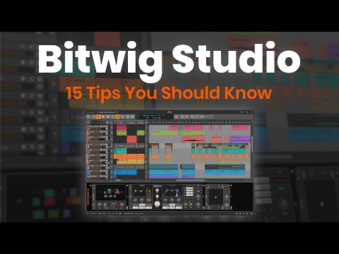 Видео: Bitwig Studio | 15 ОТЛИЧНЫХ советов, которые стоит знать новичкам 🎶