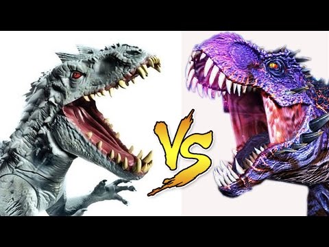 Видео: Индоминус против Тираннозавра Омеги 09 Jurassic World The Game прохождение на русском