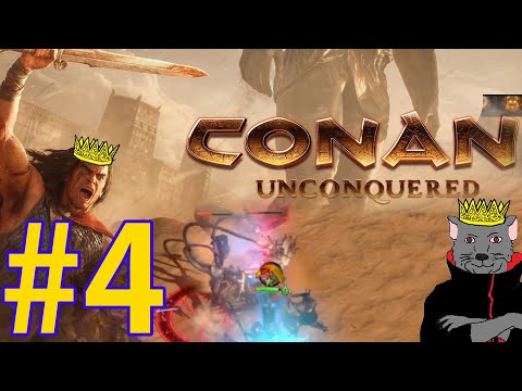 Видео: Conan Unconquered (2021) #4 - Всё ещё Живы 25 волна