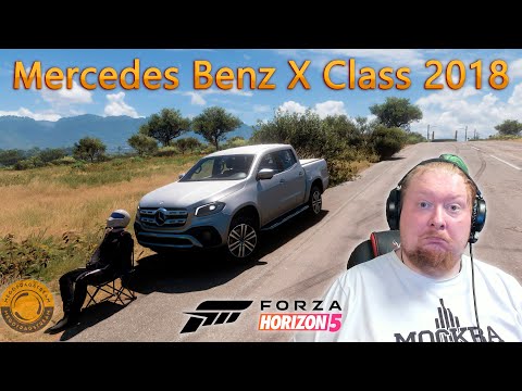 Видео: ПЕРВЫЙ ПРЕМИАЛЬНЫЙ ПИКАП. Mercedes Benz X Class 2018. [TOP TEST DRIVE](Forza Horizon 5)