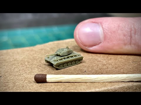 Видео: САМАЯ МАЛЕНЬКАЯ МОДЕЛЬ ТАНКА
