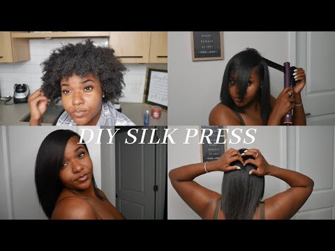 Видео: Сделай сам | Как сделать шелковую прическу 4B/4C