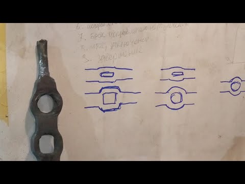 Видео: Кузнечная прошивка отверстий. Как прошить отверстия? Практика ч.2