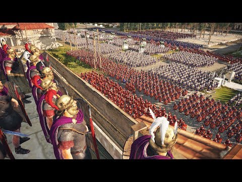 Видео: Римский Легион Антония Штурмует Позиции Легионеров Помпея! Осада Кирены в Разгар Гражданской Войны!