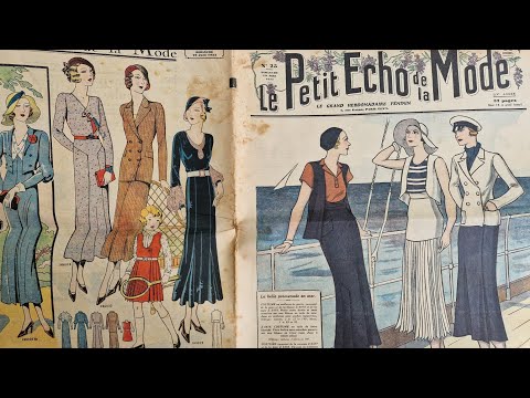 Видео: asmr video, 1930 fashion magazine,  soft spoken 💖 асмр видео,  листаем аинтажный журнал о моде.