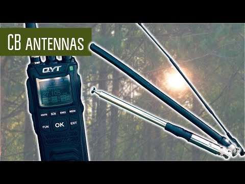Видео: Антенны на 27 МГц с AliExpress для носимых радиостанций.