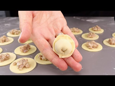 Видео: Пельмени 🥟: ИДЕАЛЬНОЕ тесто + сочная начинка! Домашние пельмени!