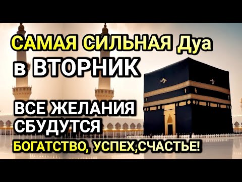 Видео: САМАЯ СИЛЬНАЯ ДУА в ВТОРНИК! ЖЕЛАНИЯ СБУДУТСЯ, ПРОБЛЕМЫ ИСЧЕЗНУТ!БОГАТСТВО, УСПЕХ,СЧАСТЬЕ!