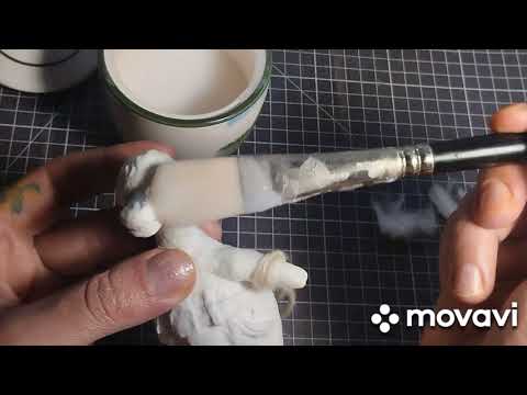 Видео: Ёлочная ватная игрушка Конь