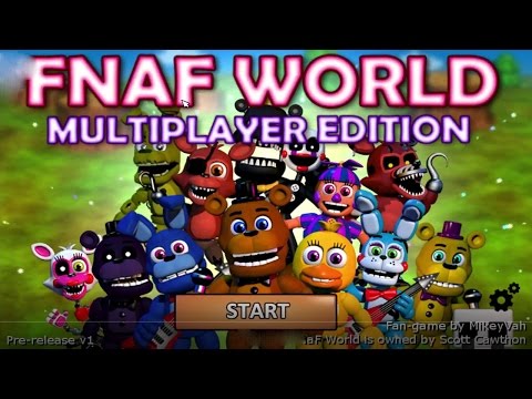 Видео: FNaF World Multiplayer - Сильные Атаки