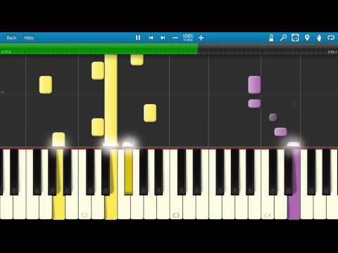 Видео: Жуки - Батарейка (на пианино Synthesia)