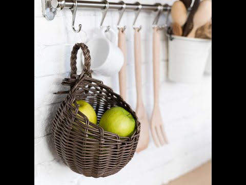 Видео: Мастер-класс корзинка улей из бумажной лозы. 1 часть