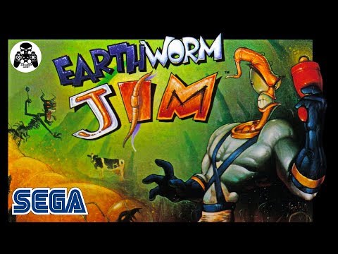Видео: Earthworm Jim SEGA/Genesis прохождение [60fps]