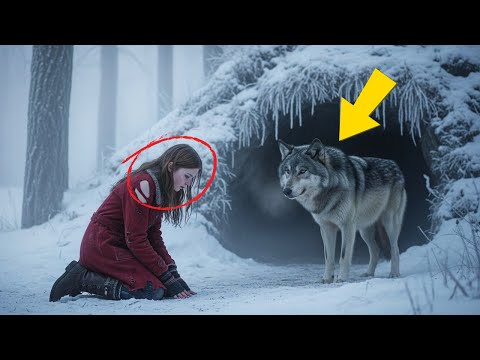 Видео: Замерзшая девочка просит волчицу спасти её от бури…