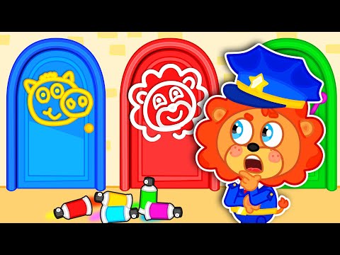 Видео: Левенятко. Двері з портретами - Мультик для дітей | Lion Family