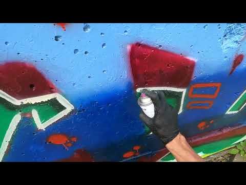 Видео: Рисуем граффити, краской DUPLI COLOR! Спойлер: Краска ТОП!
