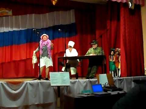 Видео: Сценка "Женщины в Армии"