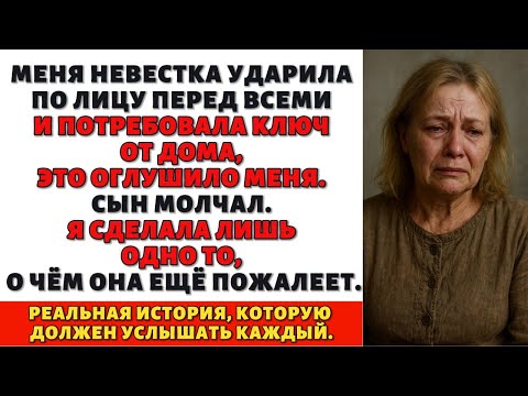 Видео: Моя невестка ударила меня по лицу и потребовала ключи от дома