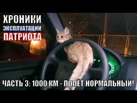 Видео: Хроники Эксплуатации Нового УАЗ Патриот. Часть 3: 1000 км - полёт нормальный!