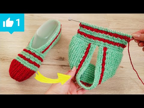 Видео: ПОТРЯСАЮЩАЯ ИДЕЯ ВЯЗАНЫХ СЛЕДКОВ СПИЦАМИ