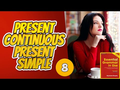 Видео: #8 Строим предложения в Present Continuous и Present Simple Мерфи красный