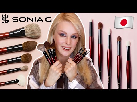 Видео: Лучшие японские кисти? Sonia G Pro Face & Eye Set ❤️
