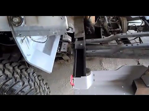 Видео: Выставление зазоров перед сваркой, усиление кузова Уаза.  Часть 60.