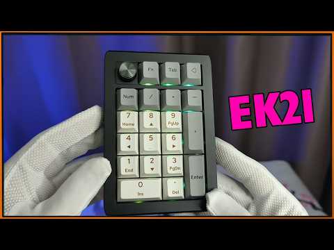 Видео: Дополнительный беспроводной и программируемый NumPud - Epomaker EK21 #Epomaker #Numpud