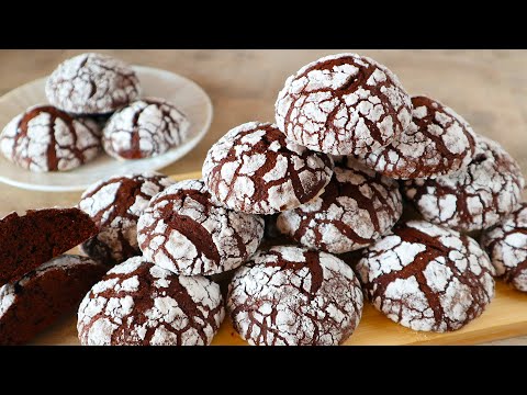 Видео: МРАМОРНОЕ ПЕЧЕНЬЕ с трещинками. Самое вкусное шоколадное печенье!