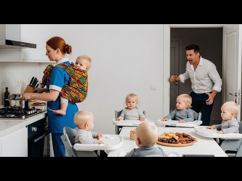 Видео: 7 близнецов миллиардера плакали без остановки, пока красная служанка не связала их, и он сошёл с ума