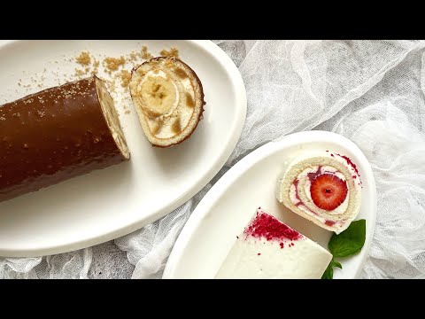 Видео: Новые рулеты - Баноффи и Клубноффи. Как в детстве, только еще вкуснее❤️