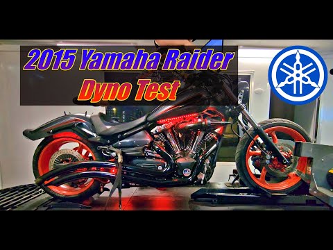 Видео: Тест Yamaha Raider 1900cc Dyno 2015 в Ace Cafe в Орландо