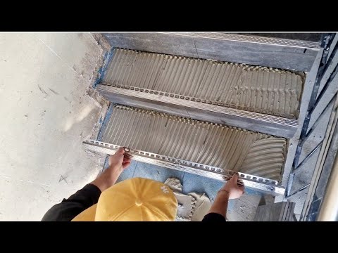 Видео: Как сделать керамику на керамике на лестнице (ДЕТАЛЬНАЯ ДЕМОНСТРАЦИЯ!)